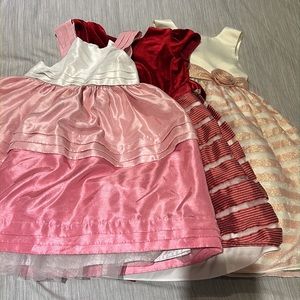 3 Girls dresses size 5